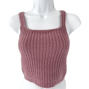 Aeropostale/ Knit crop top/  Lavender colour/ Stretchy/ Size US M